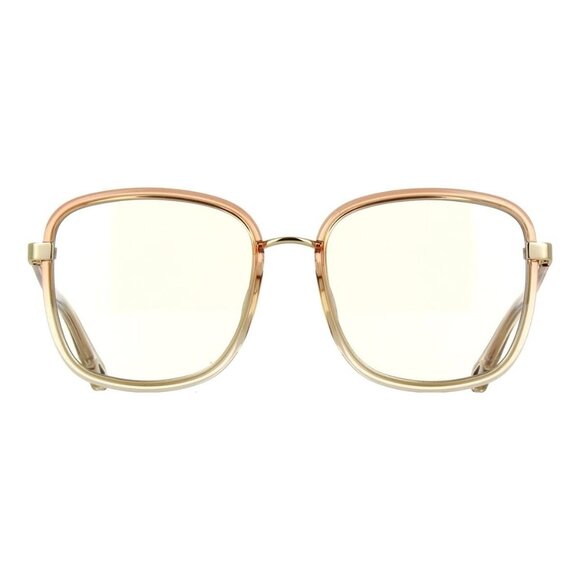 New CHLOE Franky Orange Square CH0034S 001 Sunglasses Women - Picture 4 of 6